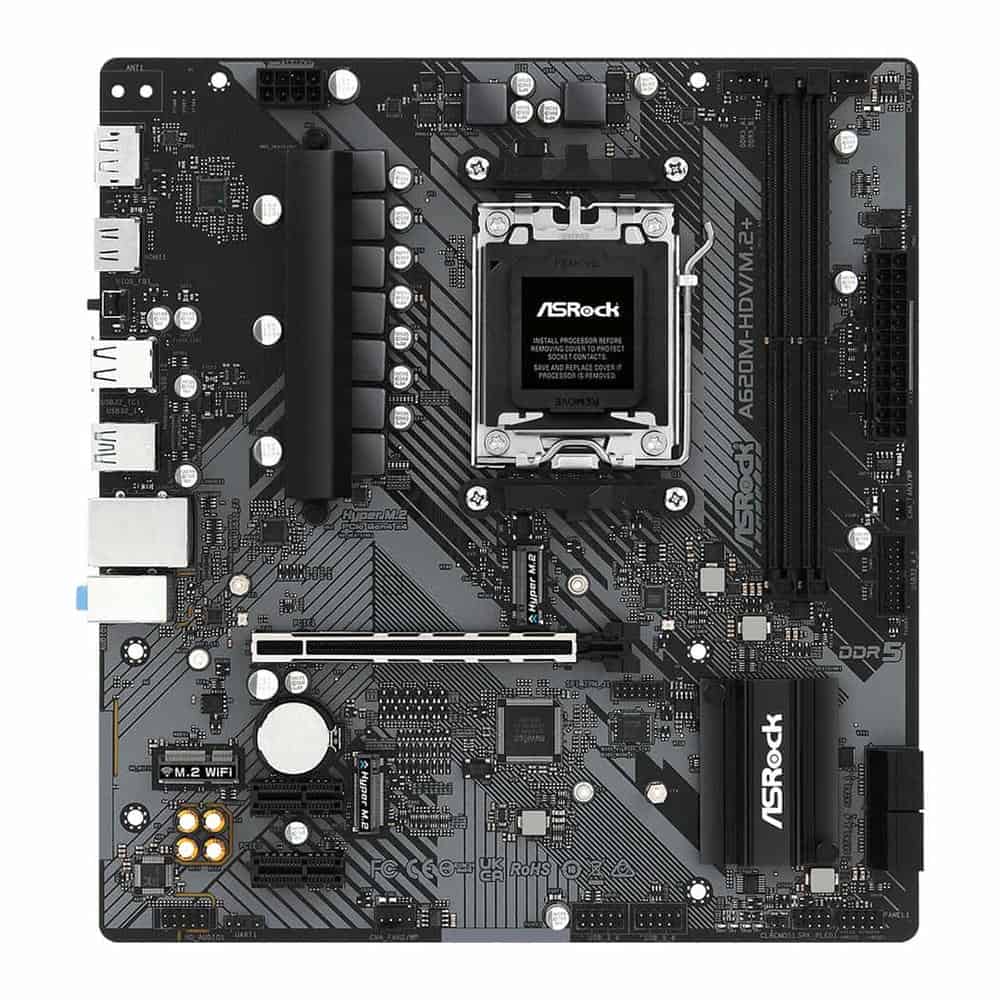 (image for) ASRock AMD A620M-HDV/M.2+ MicroATX Motherboard